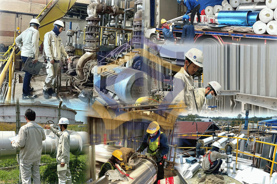 รับเหมาติดตั้งงาน Insulation รับเหมาติดตั้งงาน Insulation